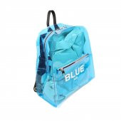 KH-ŞEFFAF SIRT ÇANTASI MAVİ BLUE - 2