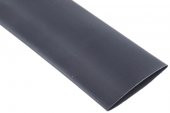 Isı ile 2/1 Daralan Makaron 38 mm - Siyah - 50 Metre - 1