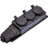 Kaynak Ekipmanları 1 x 16 A Kauçuk Üçlü Grup Priz 220 - 1