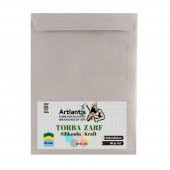 Torba Zarf 33x45 Cm Kraft 90 Gr Silikonlu 100lü 1 Paket Artlantis 330*450 Mm Torba Zarf Kraft 100 lü 1 Paket - 1