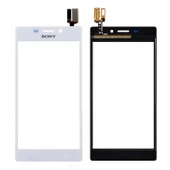 Sony Xperia M2 Dokunmatik Lens Ön Cam Beyaz - 1