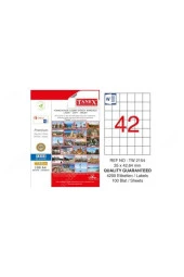 Tanex Lazer Etiket 100 Yaprak 35 x 42 Mm Lazer Yazıcı Etiketi - 1
