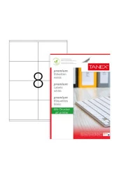 Tanex Lazer Etiket 100 Yaprak 105 x 72 Mm Lazer Yazıcı Etiketi - 1