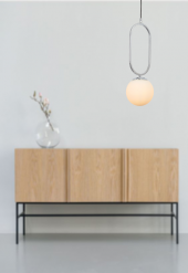 TT Aydınlatma TT016-1 KR  Krom Kaplama Beyaz Camlı Tekli Avize thumbnail 1