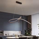 TT Aydınlatma TT018-SY  İmza Modeli Mat Siyah Led Avize - 1