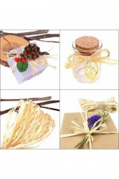 Doğal Rafya,Natural Ip Süsleme Malzemesi  Saman Ipi 75gr - 2
