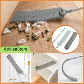 Ankaflex Portatif Toz Temizleyici Toz Giderme Ev Temizlik Araçları Yatak Alt Boşluk Toz Toplayıcı Fırça thumbnail 2