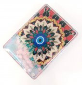 Kompakt Sulu Pullu Makyaj Aynası Kozmetik Büyüteç Cep Makyaj Aynası Çanta Seyahat Çantası Ev Ofis - 3