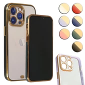 iPhone 12 Pro Max Kılıf Liva Lazer Silikon Kapak - 1