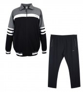 Erkek Büyük Beden Battal Boy Likralı Eşofman Takımı 7XL-10XL - 3