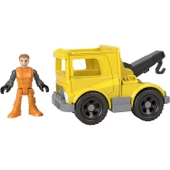 Imaginext Sür-Bırak Çekici Arabası ve Figürü imaginext Araba ve Figür Seti - 1