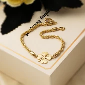 Yoncalı 14 Ayar Altın Bileklik thumbnail 5