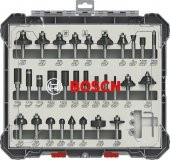 BOSCH 6 mm Saplı Profesyonel Ahşap Freze Bıçak Seti 30 Parça (2607017474) - 1