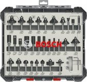 BOSCH 6 mm Saplı Profesyonel Ahşap Freze Bıçak Seti 30 Parça (2607017474) - 4