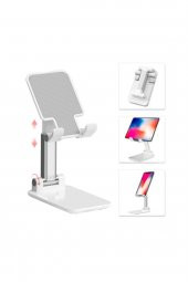 Masaüstü Katlanabilir Tablet Ve Telefon Tutucu 2 Kademeli Stand - 1