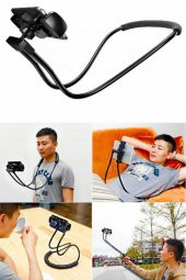 Boyuna Asılan Telefon Tutucu Portatif Stand Boyun Askılı Tutacak thumbnail 2