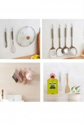 Kendinden Yapışkanlı Şeffaf Askı 5 Li Set - 3