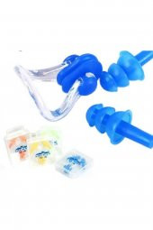 Yüzücü Kulak Burun Tıkacı Seti Tıkaç Deniz Havuz Yüzücü Seti - 1