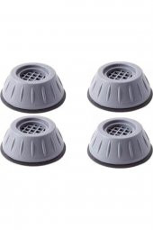 Beyaz Eşya Altlığı Ayağı 4 Adet Çamaşır Bulaşık Makinası Buzdolabı Yükseltici Titreşim Önleyici - 6