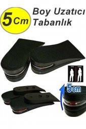Boy Uzatıcı Tabanlık Hava Yastıklı Ayakkabı Içi Topuk Yükseltici 5 Cm Siyah - 1