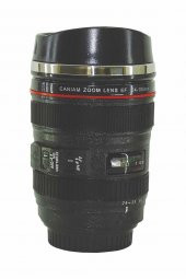 Objektif Görünümlü Lens Kupa Çelik Kahve Çay Termos Mug Bardak - 3