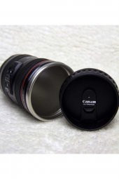 Termos Kupa Bardak Objektif Görünümlü Lens Kupa Çelik Kahve Çay Termos Mug Bardak - 4