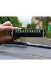 Araç Içi Park Telefon Numarası Fosforlu Numaratör Oto Cam Kartı - 3