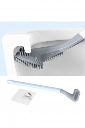 Ergonomik Tasarımlı Silikon Tuvalet Fırçası - 1