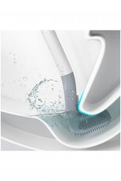 Ergonomik Tasarımlı Silikon Tuvalet Fırçası - 1