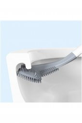 Ergonomik Tasarımlı Silikon Tuvalet Fırçası - 2