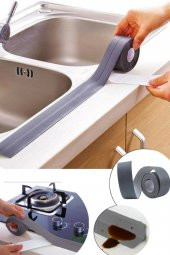 Su Sızdırmaz Lavabo Küvet Kenar Bandı Gri Renk 3.2 Metre - 3