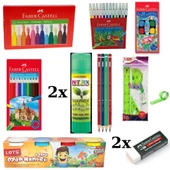 Faber Castell Kırtasiye Temel İhtiyaç Seti % 100 Orijinal - 1