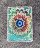 Kompakt Sulu Pullu Makyaj Aynası Kozmetik Büyüteç Cep Makyaj Aynası Çanta Seyahat Çantası Ev Ofis - 1