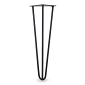 Üçgen Mobilya Masa Sehpa Ayağı 40 cm Mat Siyah Metal Ayak thumbnail 6