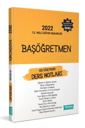 Data Markaj Yayınları 2022 MEB Başöğretmen Bir Öğretmenin Ders Notları - 1