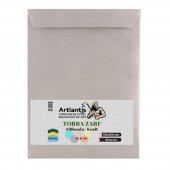 Torba Zarf 17x25 Cm Kraft 90 Gr Silikonlu 100lü 1 Paket Artlantis 170*250 Mm Torba Zarf Kraft 100 lü 1 Paket - 1