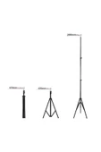 200 Cm Metal Tripod Fotoğraf Stüdyo Lamba Tutucu Lamba Işık Ayağı TripotTelefon Tutucu - 6