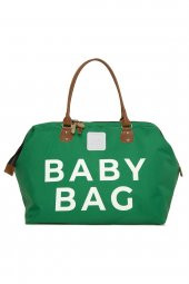 Bagmori Koyu Yeşil Baby Bag Baskılı Bebek Bakım Çantası - 1