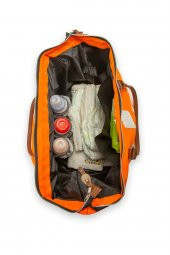 Bagmori Turuncu Baby Bag Baskılı Bebek Bakım Çantası - 5