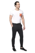 Erkek Slim Fit Beli Bağcıklı Fermuarlı Rahat Spor Jogger Pantolon - 10
