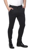 Erkek Slim Fit Beli Bağcıklı Fermuarlı Rahat Spor Jogger Pantolon - 3