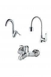 Aç Kapa Banyo + Mutfak + Lavabo Seti - 1