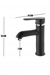 Pisa Aç Kapa Lavabo Bataryası Siyah - 2