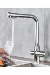 Su Arıtma Cihazı Için 3 Yollu Bataryalı Musluk - 1
