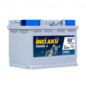 İNCİ FORMUL A TAURUS 12V 60 AH AMPER AKÜ - 1