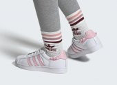 adidas Pembe Beyaz Superstar Ayakkabı GZ3446 - 7