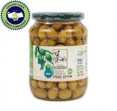 Organik Yeşil Zeytin Çizik 420 Gr - 1
