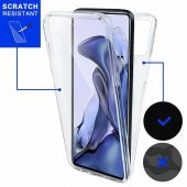 Xiaomi Redmi Note 11 360 Derece Şeffaf Silikon Kılıf Komple Koruma - 6