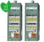 Fomilk Vegan Soya Sütü 1 Lt X 2 Adet - 1