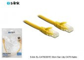 S-link SL-CAT6030YE 30cm Sarı Utp CAT6 Kablo - 2